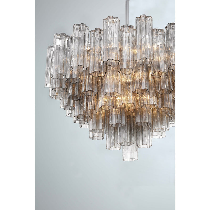 Addis 16 Light 32" Pendant in Polished Chrome