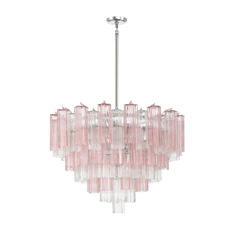 Addis 16 Light 32" Pendant in Polished Chrome