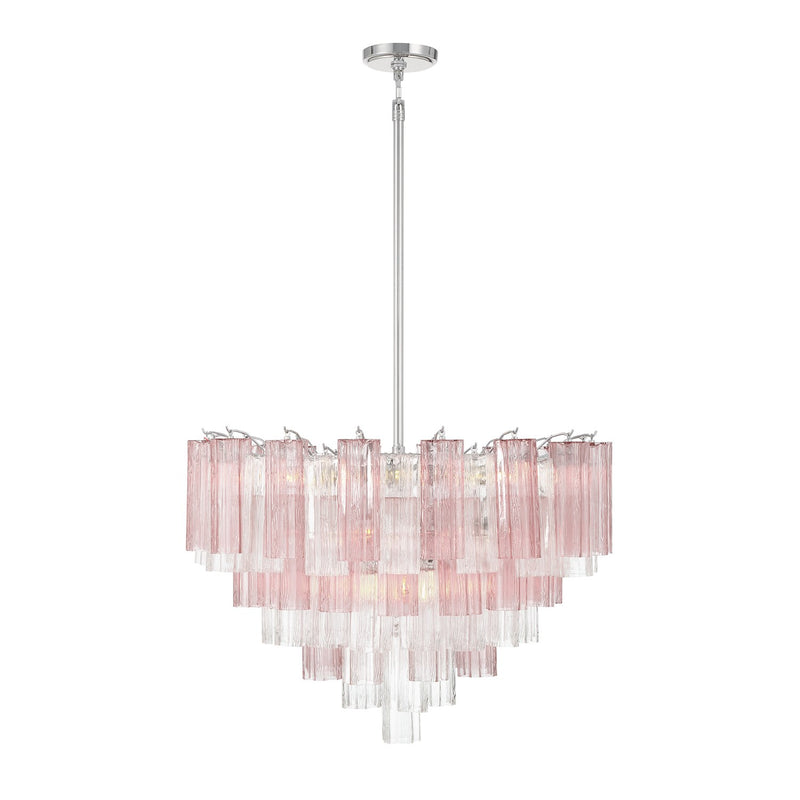 Addis 16 Light 32" Pendant in Polished Chrome