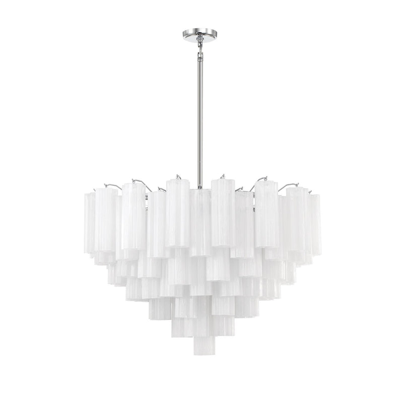 Addis 16 Light 32" Pendant in Polished Chrome