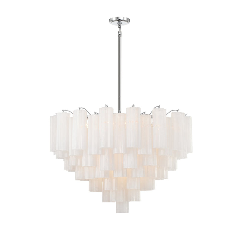 Addis 16 Light 32" Pendant in Polished Chrome