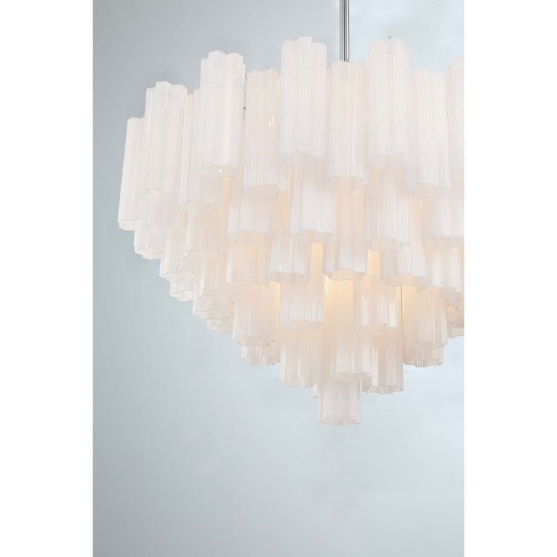 Addis 16 Light 32" Pendant in Polished Chrome