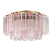 Addis 6 Light 22.25" Flush Mount in Aged Brass