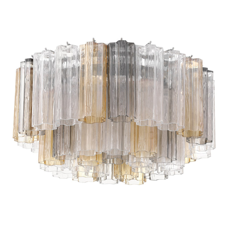 Addis 6 Light 22.25" Flush Mount in Polished Chrome