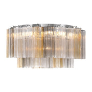Addis 6 Light 22.25" Flush Mount in Polished Chrome