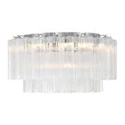 Addis 6 Light 22.25" Flush Mount in Polished Chrome
