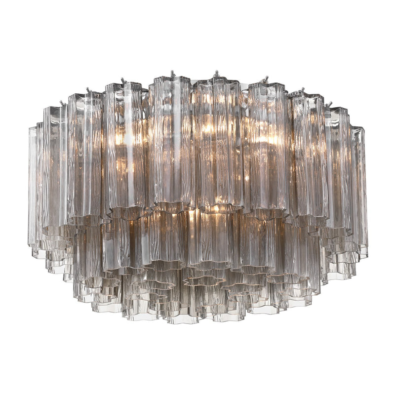 Addis 6 Light 22.25" Flush Mount in Polished Chrome