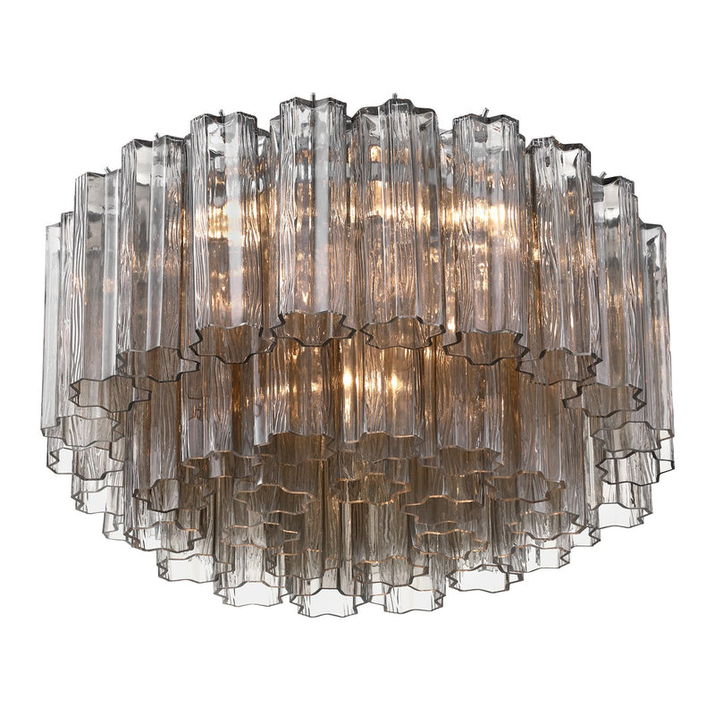 Addis 6 Light 22.25" Flush Mount in Polished Chrome