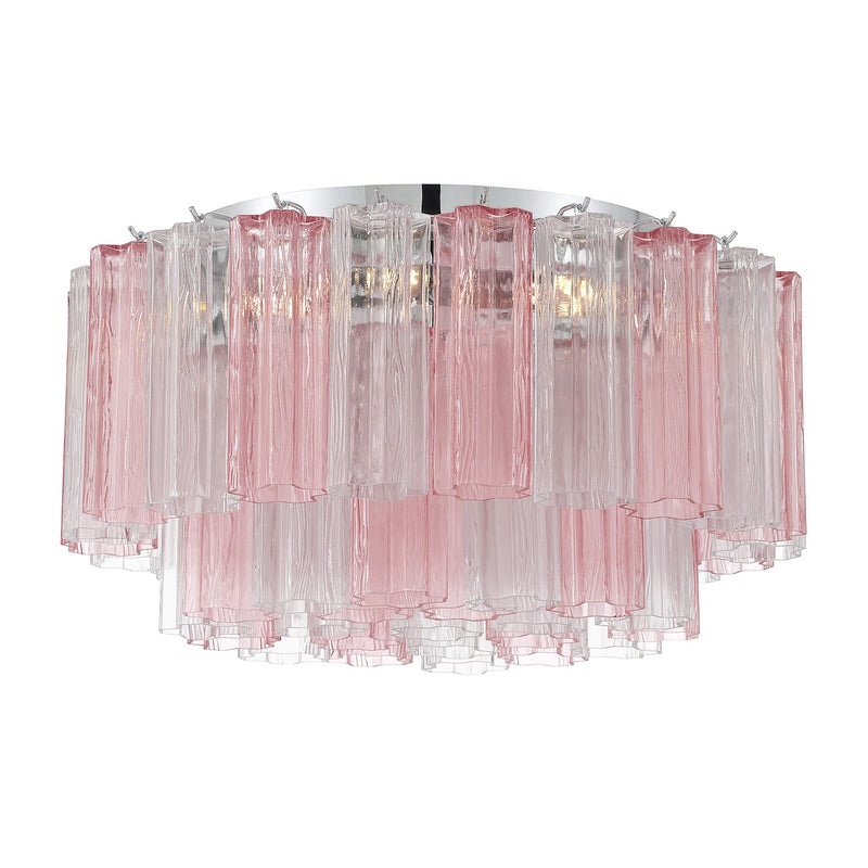 Addis 6 Light 22.25" Flush Mount in Polished Chrome