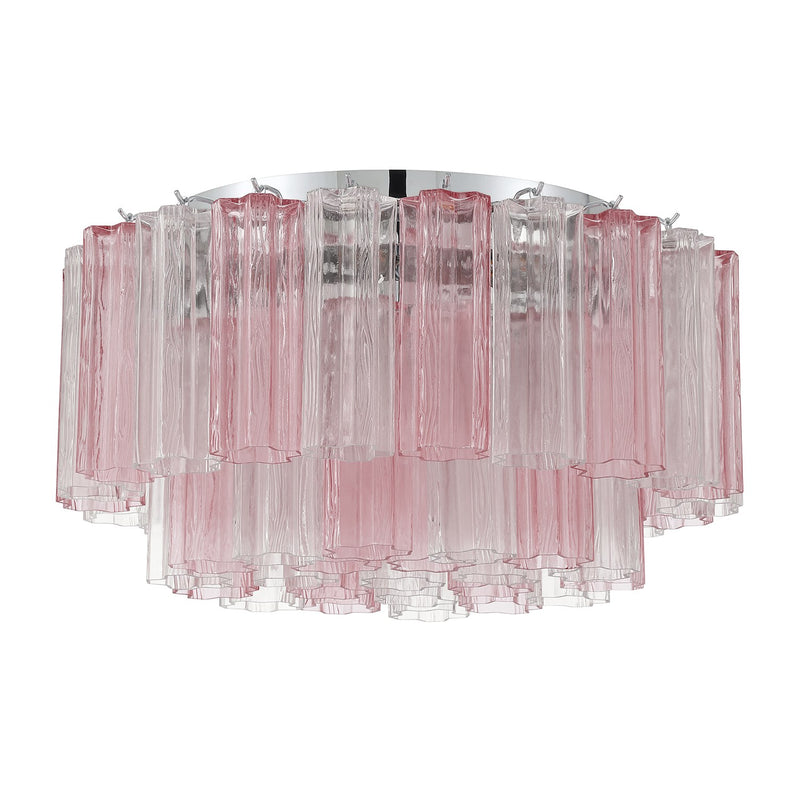 Addis 6 Light 22.25" Flush Mount in Polished Chrome