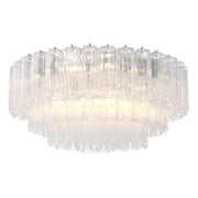 Addis 16 Light 32" Flush Mount in Polished Chrome
