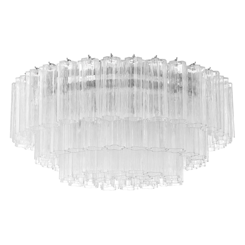 Addis 16 Light 32" Flush Mount in Polished Chrome