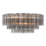 Addis 16 Light 32" Flush Mount in Polished Chrome