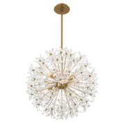 Adley 6 Light 23.75" Chandelier in Aged Brass