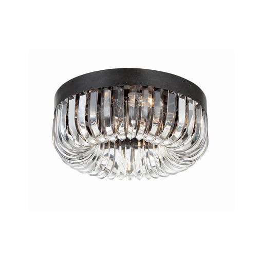 Alister 5 Light 15.25" Flush Mount in Charcoal Bronze