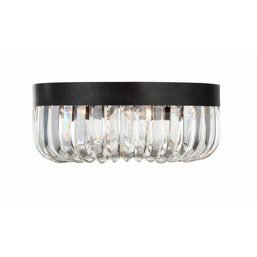 Alister 5 Light 15.25" Flush Mount in Charcoal Bronze