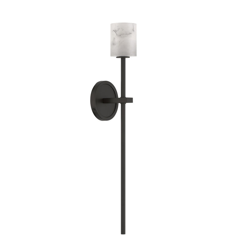 Aragon 1 Light 4.5" LED Sconce in Matte Black