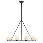 Aragon 10 Light LED Chandelier in Matte Black