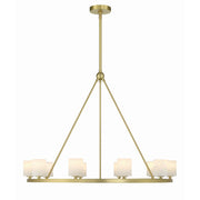 Aragon 10 Light LED Chandelier in Soft Brass