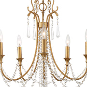 Arcadia 5 Light 23.5" Chandelier in Antique Gold