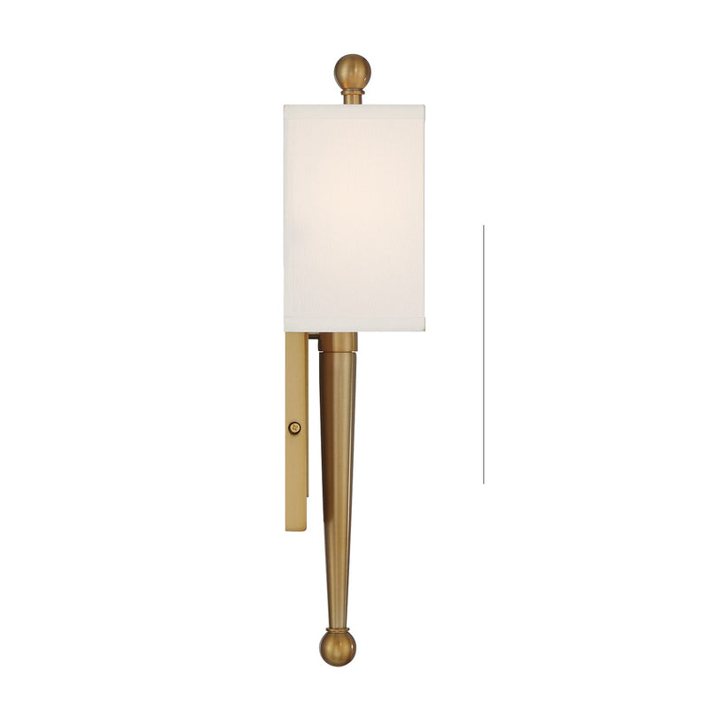 Ardson 1 Light 7" Sconce in Vibrant Gold