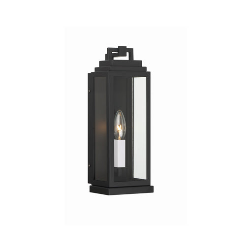 Aspen 1 Light 5" Outdoor Sconce in Matte Black