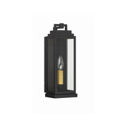 Aspen 1 Light 5" Outdoor Sconce in Matte Black