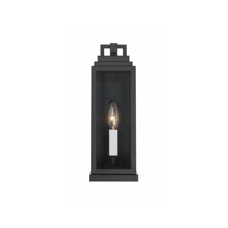 Aspen 1 Light 5" Outdoor Sconce in Matte Black