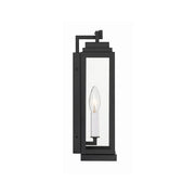 Aspen 1 Light 5" Outdoor Sconce in Matte Black