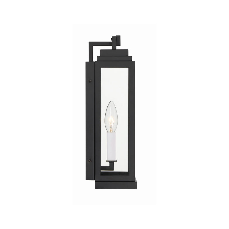 Aspen 1 Light 5" Outdoor Sconce in Matte Black