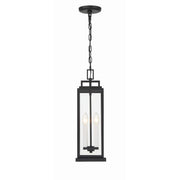 Aspen 4 Light 6.5" Outdoor Pendant in Matte Black