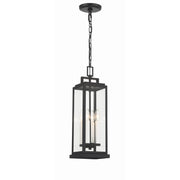 Aspen 4 Light 6.5" Outdoor Pendant in Matte Black