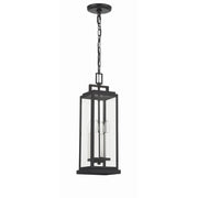 Aspen 4 Light 6.5" Outdoor Pendant in Matte Black