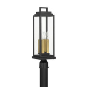 Aspen 4 Light 6.5" Outdoor Post in Matte Black