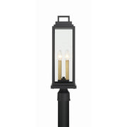 Aspen 4 Light 6.5" Outdoor Post in Matte Black