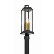 Aspen 4 Light 6.5" Outdoor Post in Matte Black