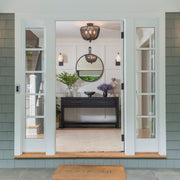 Alston 40" Mirror in Matte Black in a room setting