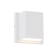 Tolan 4" All-terior Up/Down Wall Light in White