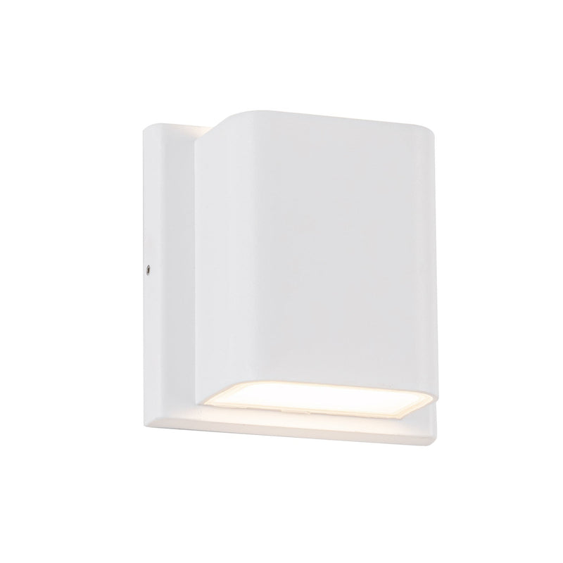 Tolan 4" All-terior Up/Down Wall Light in White