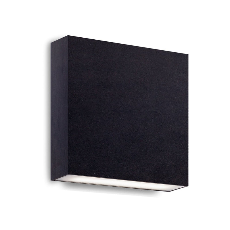 Mica 6" All-terior Up/Down Wall Light in Black