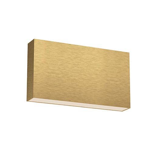 Mica 10" All-terior Up/Down Wall Light in Brushed Gold