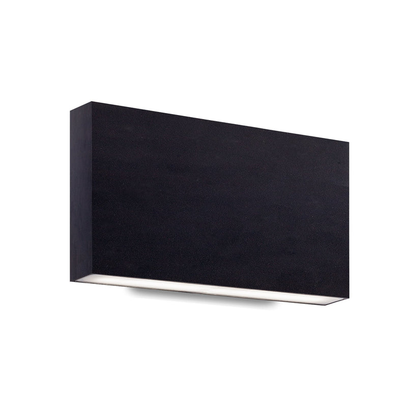 Mica 10" All-terior Up/Down Wall Light in Black
