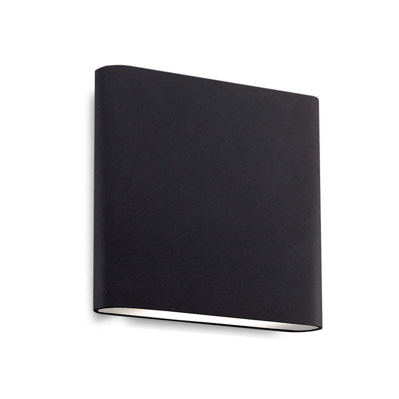 Slate 6" All-terior Wall Light in Black