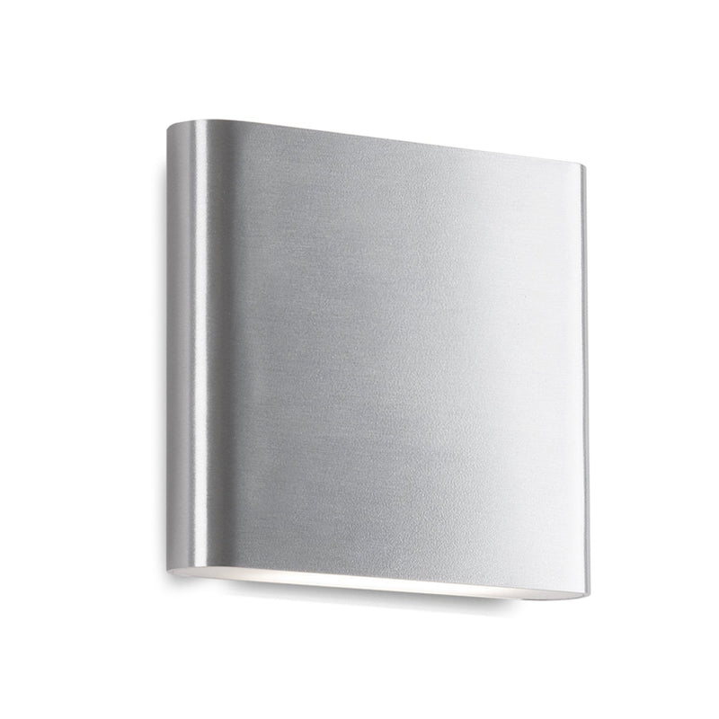Slate 6" All-terior Wall Light in Brushed Nickel