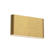 Slate 10" All-terior Wall Light in Brushed Gold