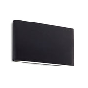 Slate 10" All-terior Wall Light in Black