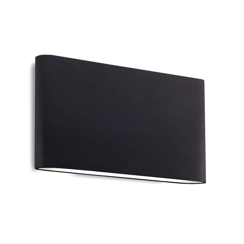 Slate 10" All-terior Wall Light in Black