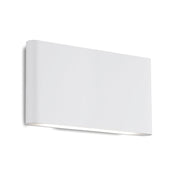 Slate 10" All-terior Wall Light in White
