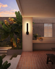 Vesta 24" All-terior Wall Light in Black