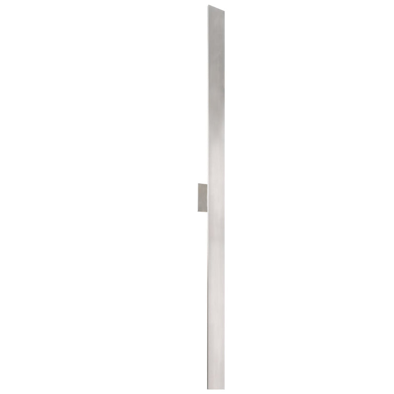Vesta 72" All-terior Wall Light in Brushed Nickel